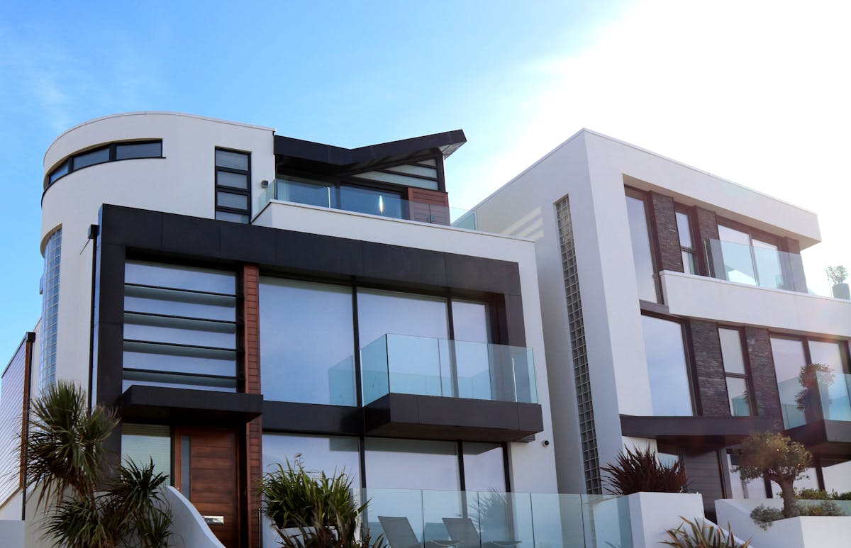Residential complex façade in Phuket